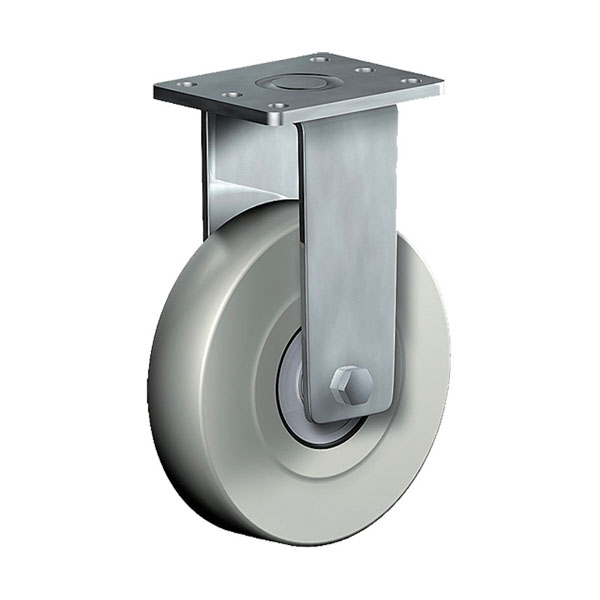 Fixed Castor Stainless Steel Series QX, Wheel PE